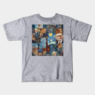 Van Gogh Paintings Mashup Kids T-Shirt